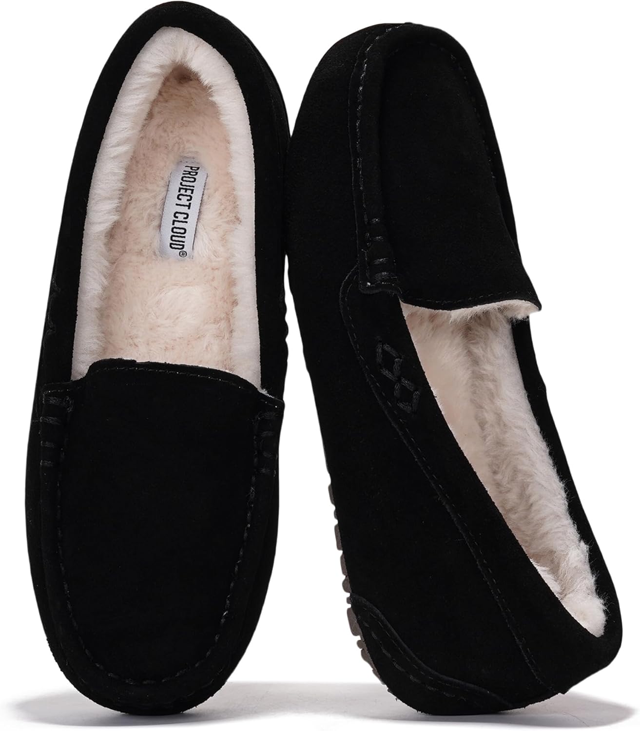 Project Cloud Genuine Suede Loafers for Women - Stylish Comfort