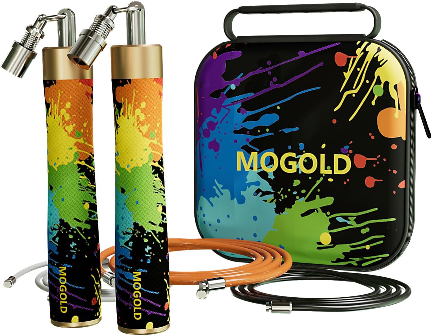 Weighted Jump Rope for Men Women - Adjustable Length Fitness