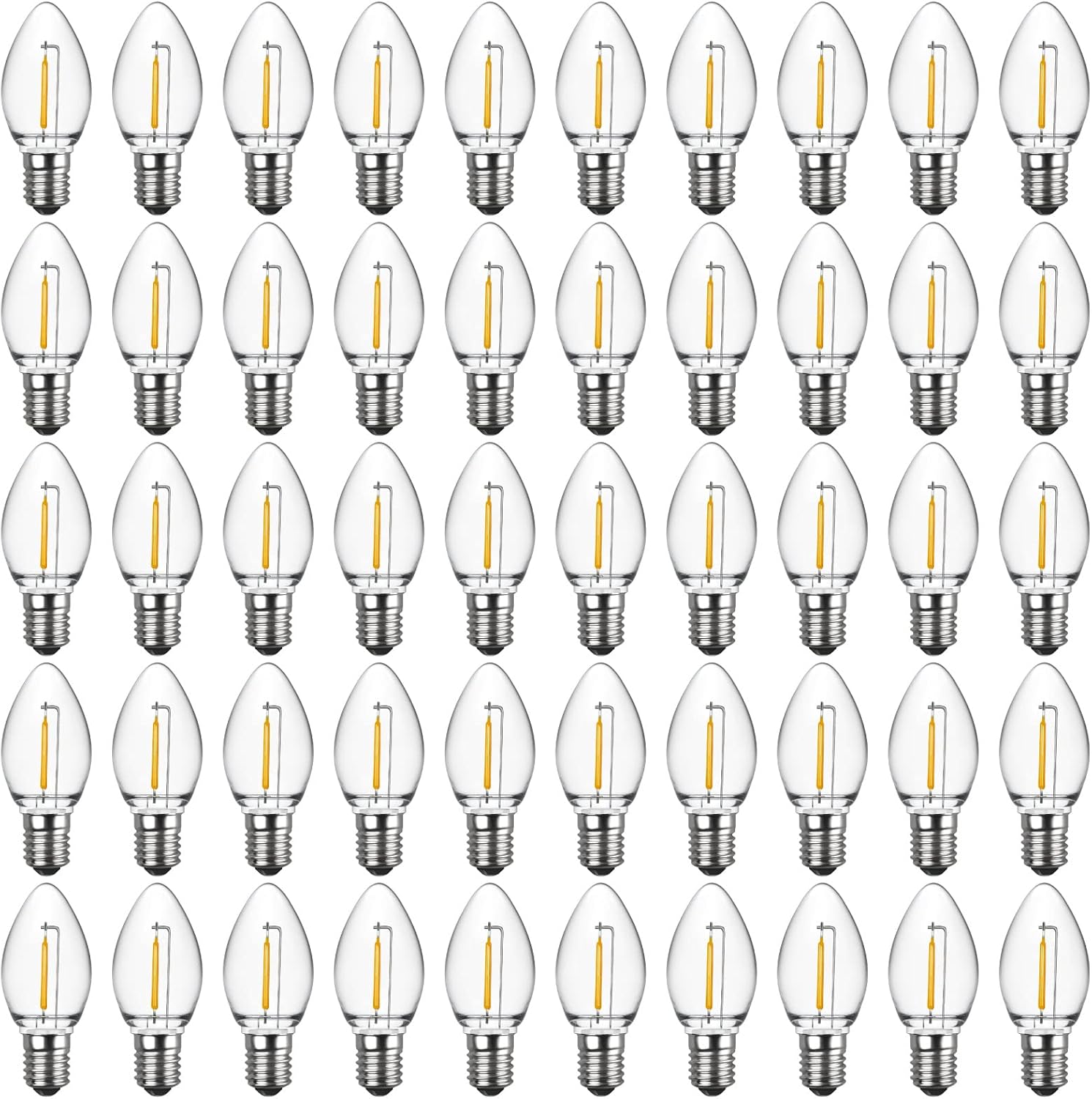 C7 LED Replacement Christmas Light Bulbs for Holiday Decor