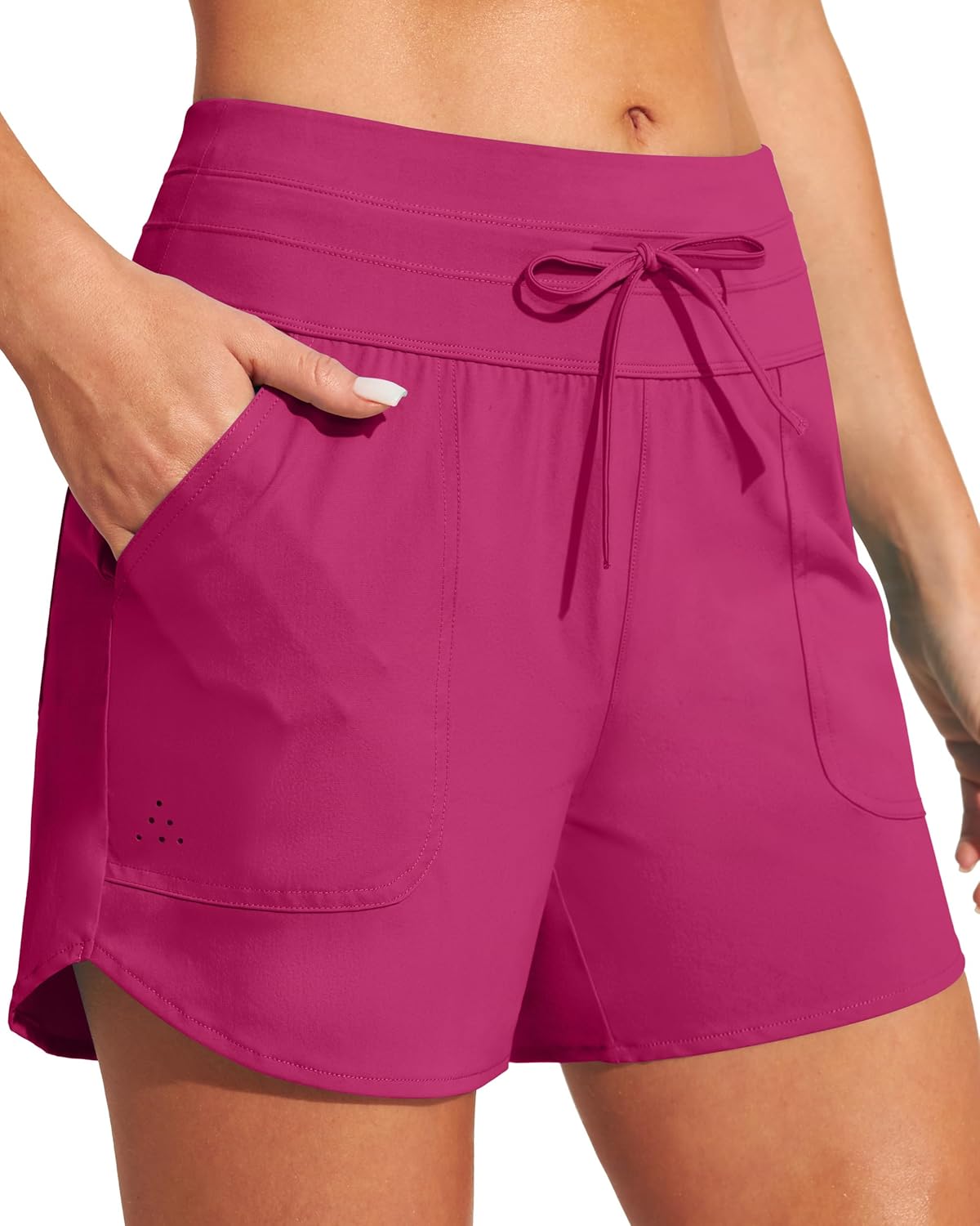 IUGA Womens 5in Swim Board Shorts for Beach Fun and Style