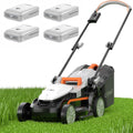 Cordless Lawn Mower 13 in U20 Handy+ - Lightweight 60min Run