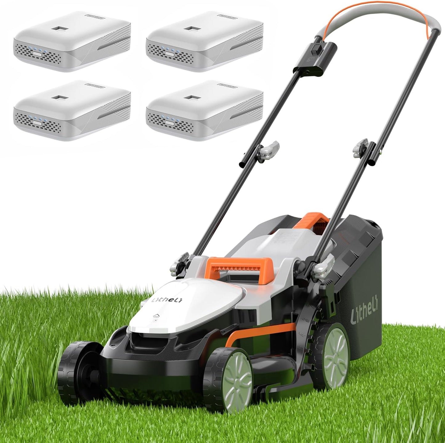 Litheli Cordless Lawn Mower 13 Inch for Easy Lawn Care