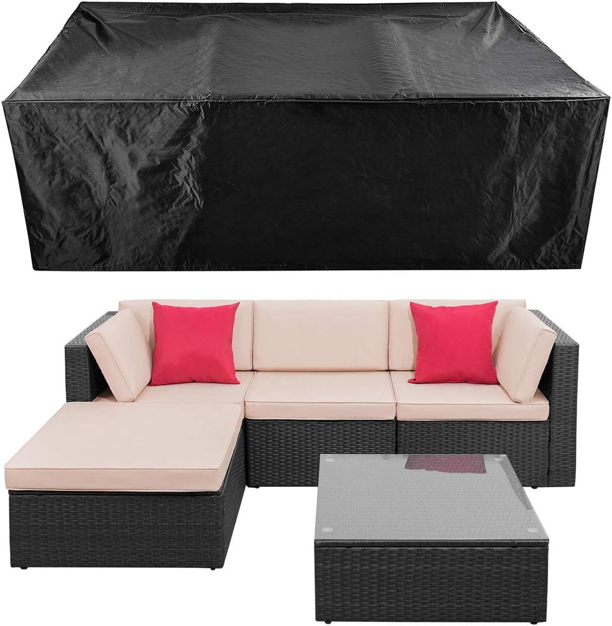 Patio Conversation Set Cover for Outdoor Sectional Sofa Set