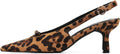 Mattiventon Slingback Heels for Women - Kitten Heel Bow Pumps