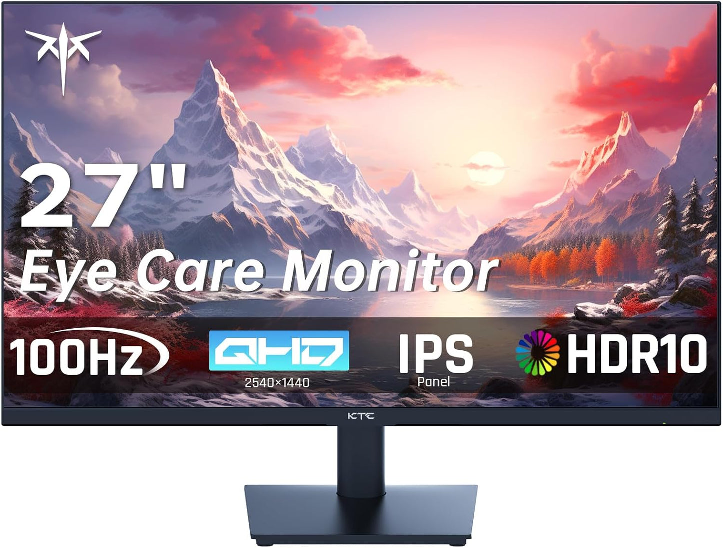 Immerse in 2K Gaming with KTC 27 QHD Monitor