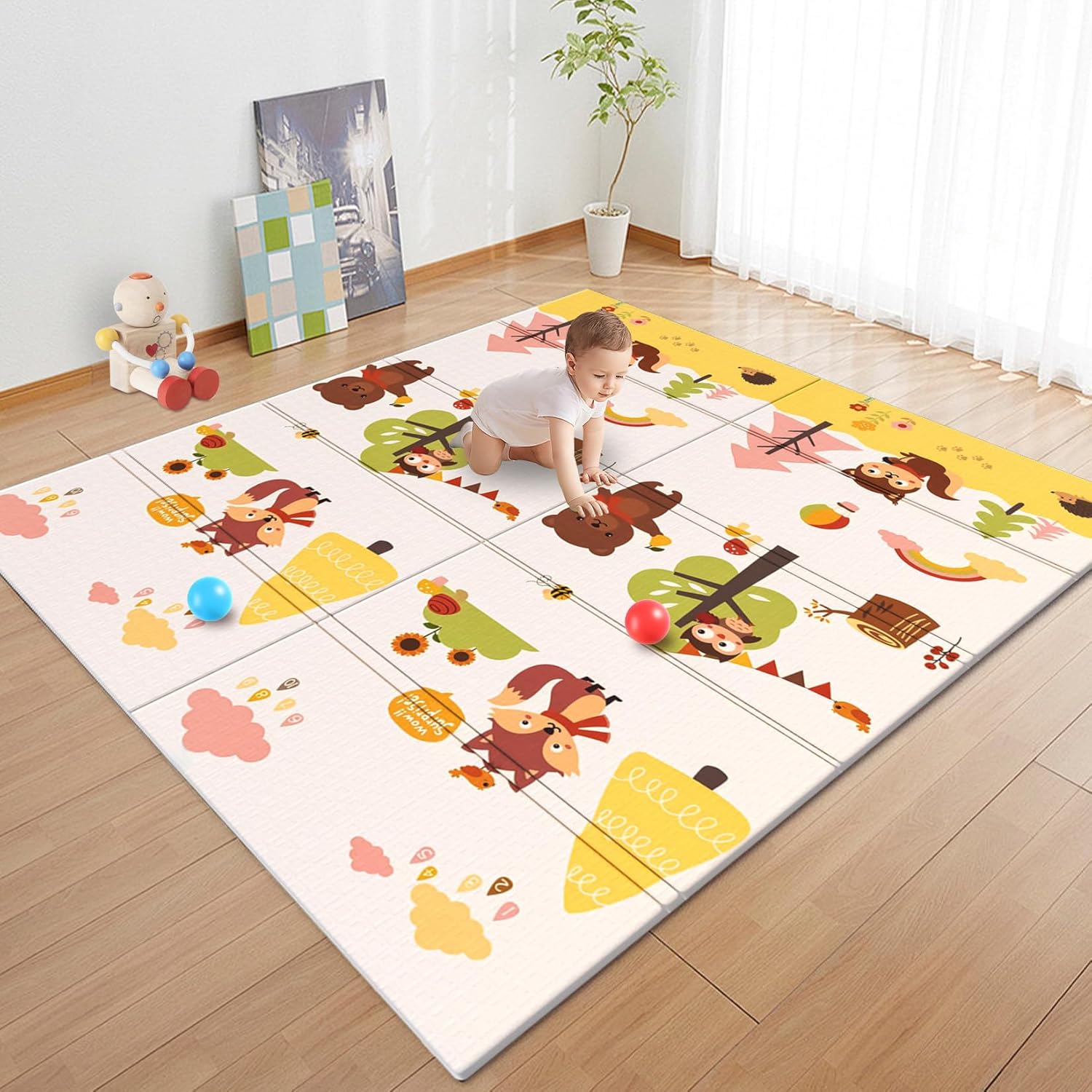 Waterproof Foldable Baby Play Mat by GUWELL