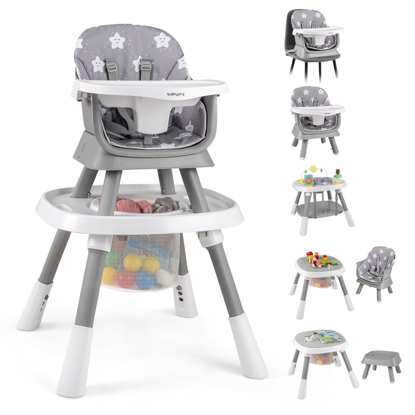 16 in 1 Convertible High Chair for Babies and Toddlers