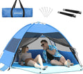 Large 3-4 Person Beach Tent with UPF 50+ Protection and Ventilation