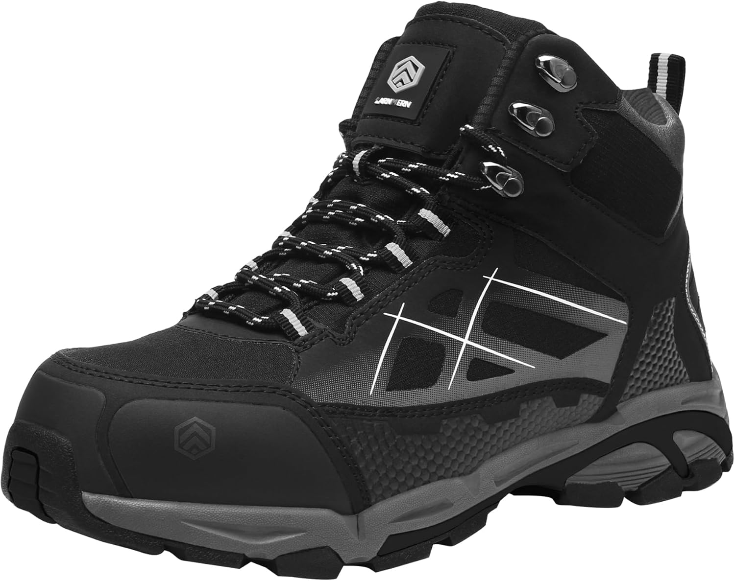 LARNMERN Steel Toe Boots for Men - Comfortable Safety Footwear