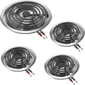 Electric Stove Burner Drip Pans and Replacement Burners - Clean Fit