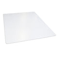 Clear Rectangle Chair Mat 46 x 60 in for Low/Medium Pile - Office