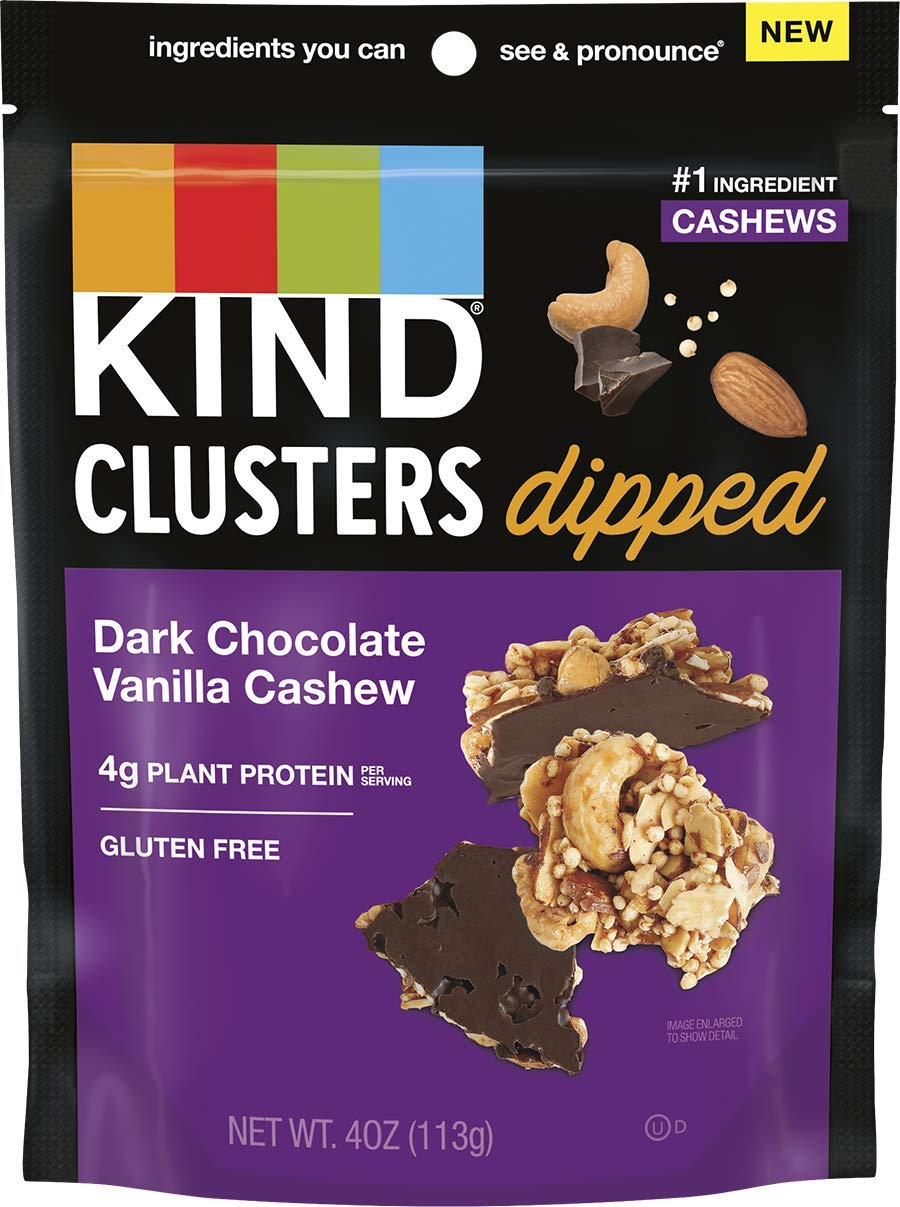 KIND Snack Clusters Dipped Dark Chocolate Vanilla Cashew Review