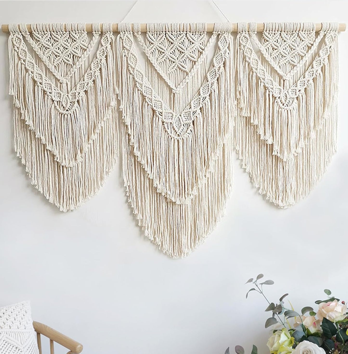 Achart Macrame Wall Hanging Large Boho Wall Decor for Home