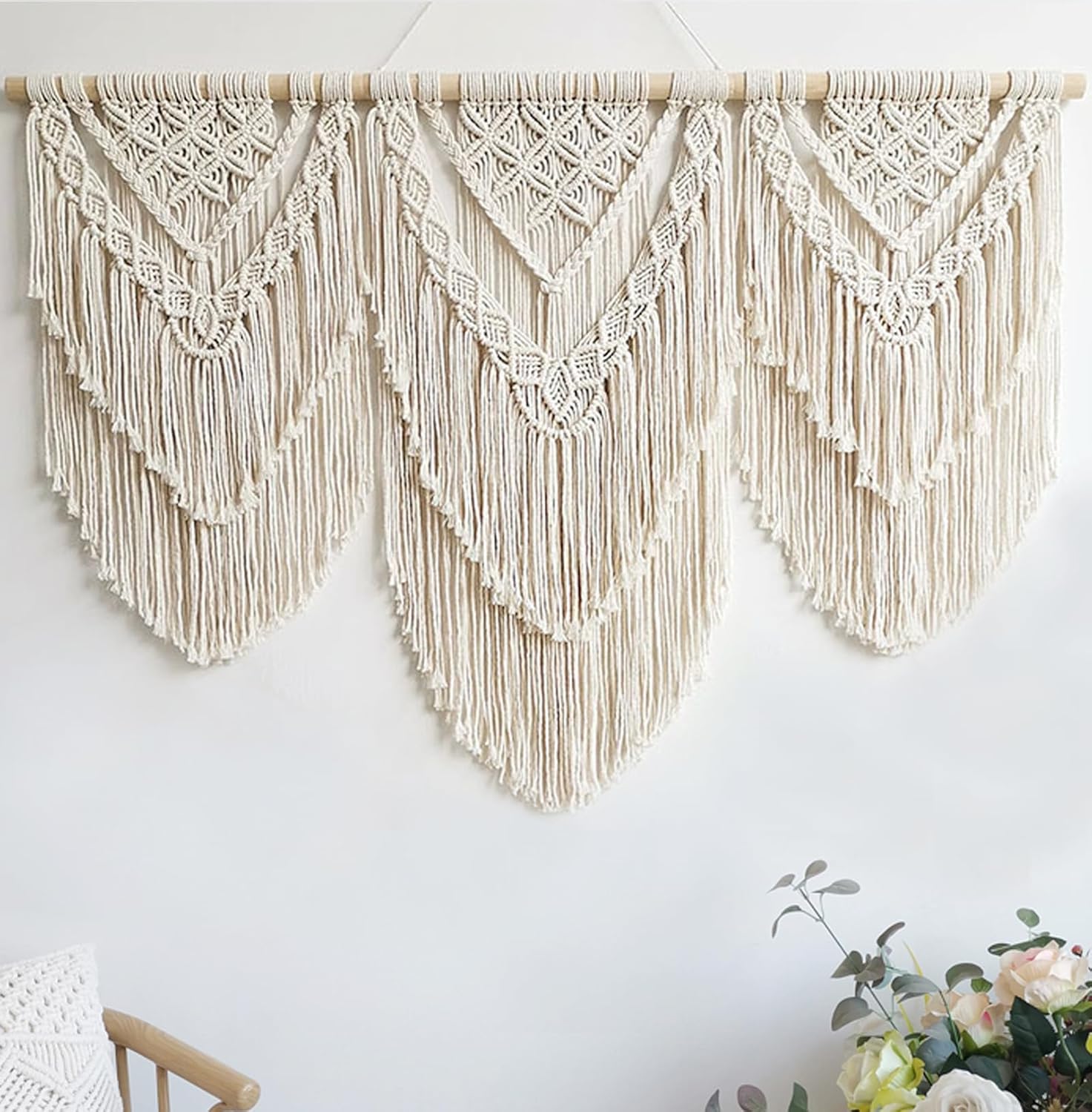 Achart Macrame Wall Hanging Large Boho Wall Decor for Home