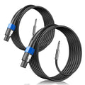 Professional 50 Feet Audio Speakon to 1/4 Inch Speaker Cable
