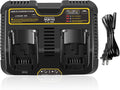 DCB102 2-Port Fast Charger for DeWalt 20V Max - Dual USB Fast Charge