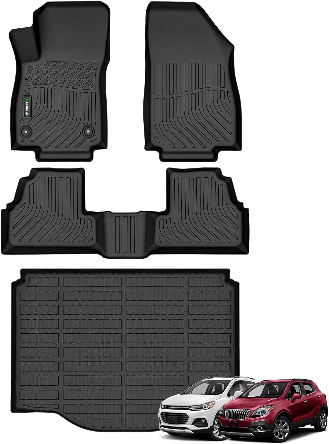 Custom Fit All Weather Floor Mats for Chevrolet Trax & Buick Encore