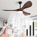 60 in Ceiling Fan 7400+CFM High Airflow with Light and Remote - Quiet