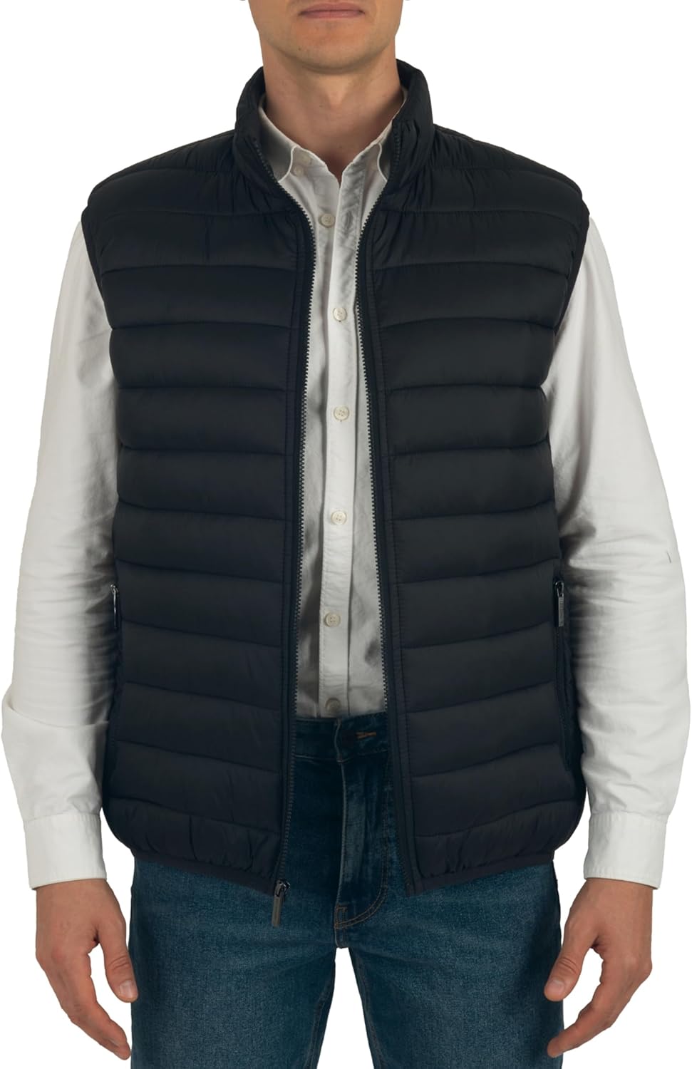 Alpine Swiss Clark Mens Puffer Vest - Warm, Water Resistant Layer