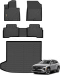 Binmotor Floor Mats with Cargo Liner for Hyundai Tucson Hybrid