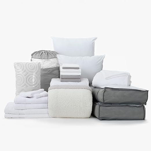 OCM Complete Dorm Essentials Value Pack - 21 Piece Twin XL Set