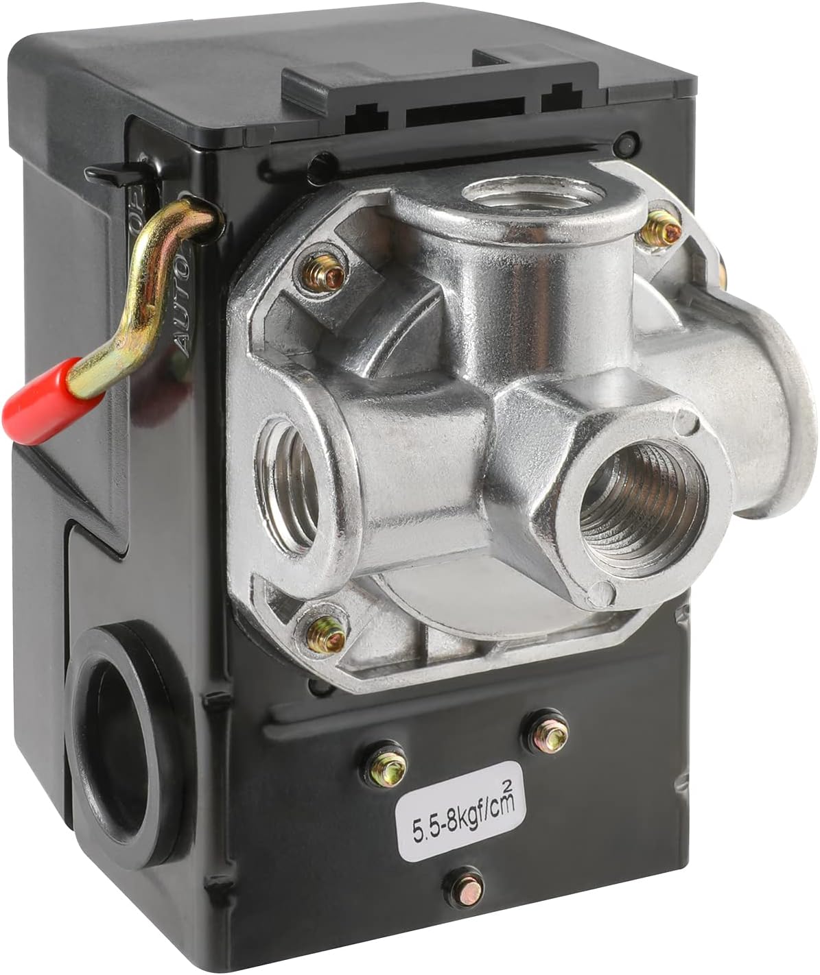 OAMCE Air Compressor Switch: 95-125 PSI, 20A, 4-Port