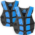 Hardcore Life Jacket 2 Pack Paddle Vest for Adults - High Visibility