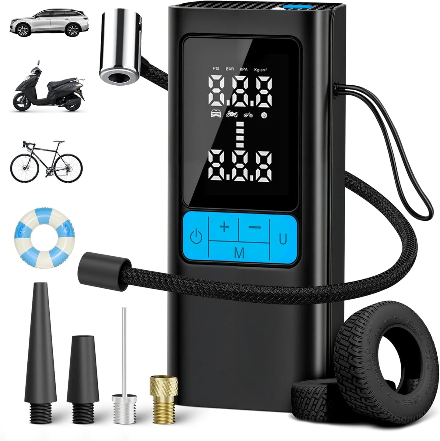 AGRUS Portable Air Compressor - Inflate Anywhere!