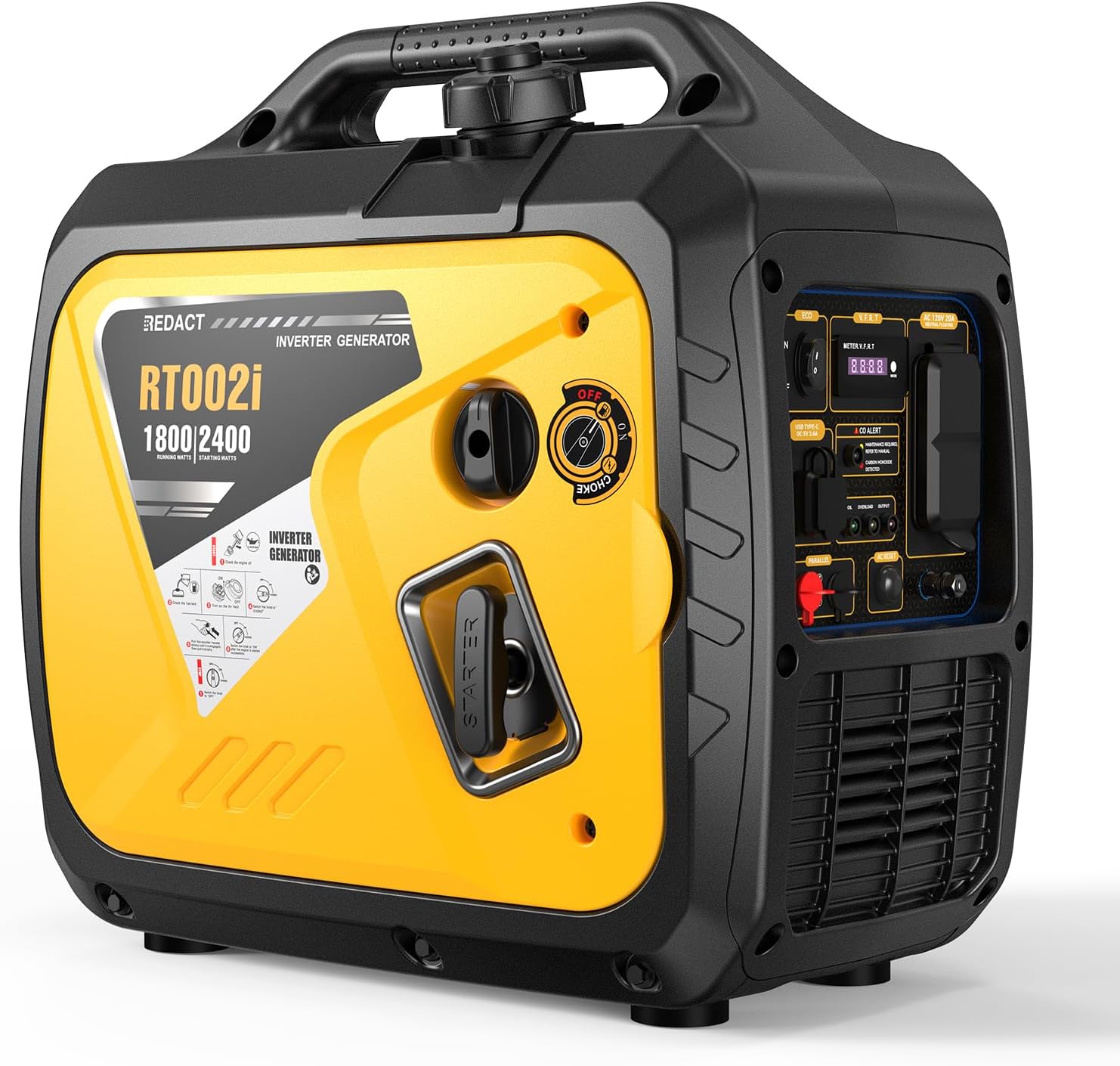 2400 Watts Portable Inverter Generator for Home and Camping