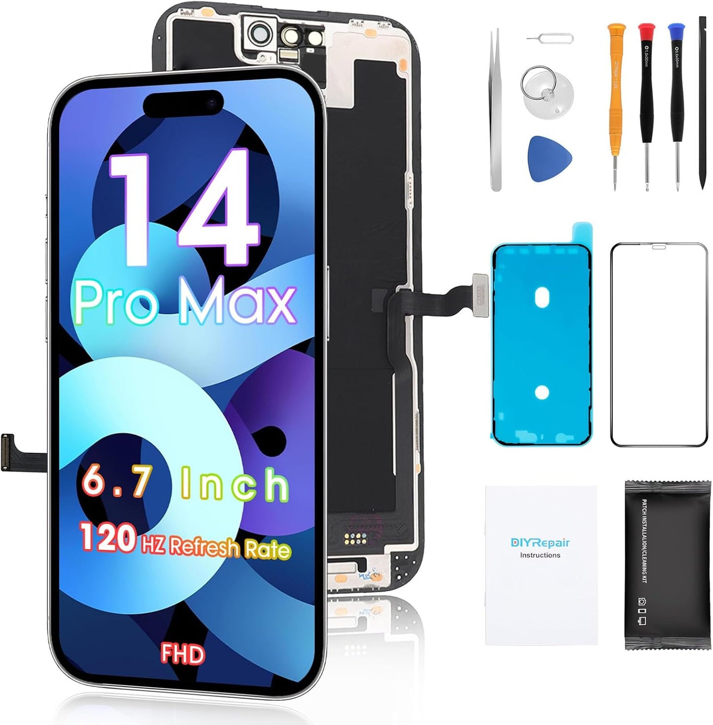 iPhone 14 Pro Max Screen Replacement with Full Repair Kit