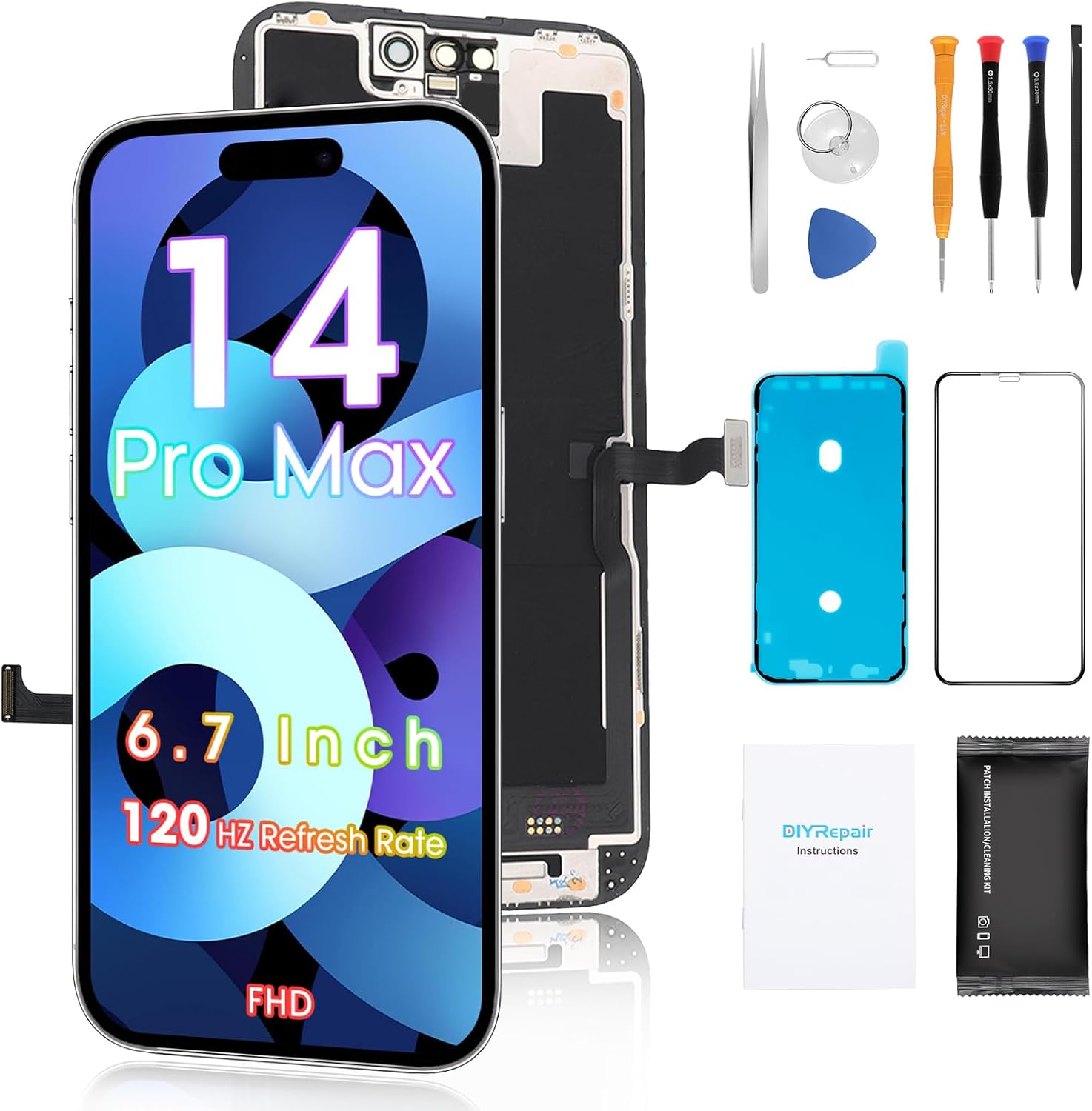 iPhone 14 Pro Max Screen Replacement with Full Repair Kit