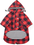 Dog Rain Coat Waterproof Raincoat Puppy Jacket with Hood - Dry Walks