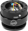 NRG Innovations Race Steering Wheel Quick Release Gen 2.0 - Black