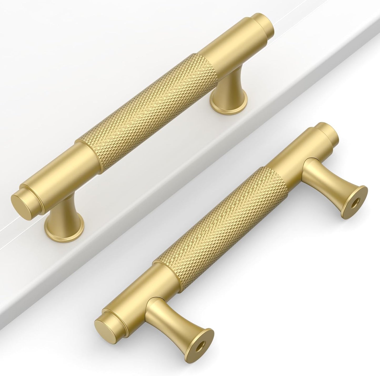 10 Pack 3in Gold Cabinet Pulls for Kitchen and Home Use
