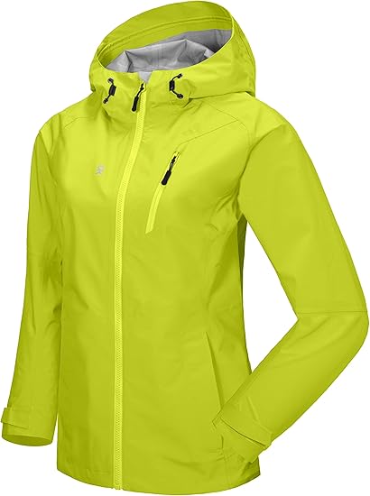 Little Donkey Andy Womens Waterproof Rain Jacket for Hiking