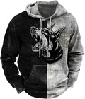Ethnic Cow Print Hoodie - Lightweight & Stylish