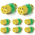 20 Amp Lighted Extension Cord End Replacement - Durable 20A NEMA 5-20R