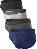 DAVID ARCHY Men's Bamboo Rayon Briefs - Moisture Wicking Comfort ALL