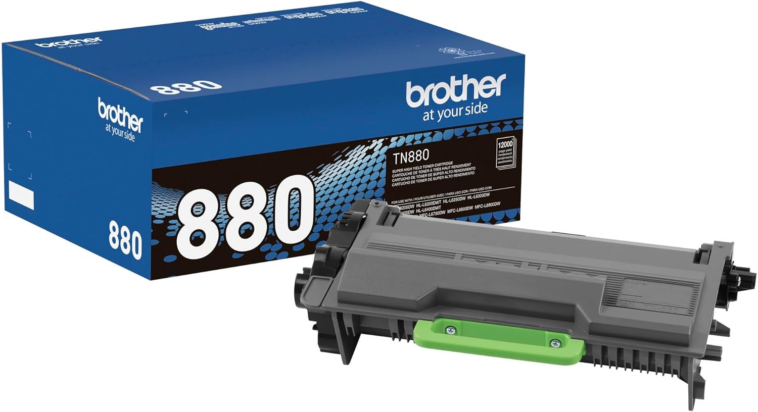 TN880 Brother Genuine Super High Yield Toner - Up to 12,000 Pages