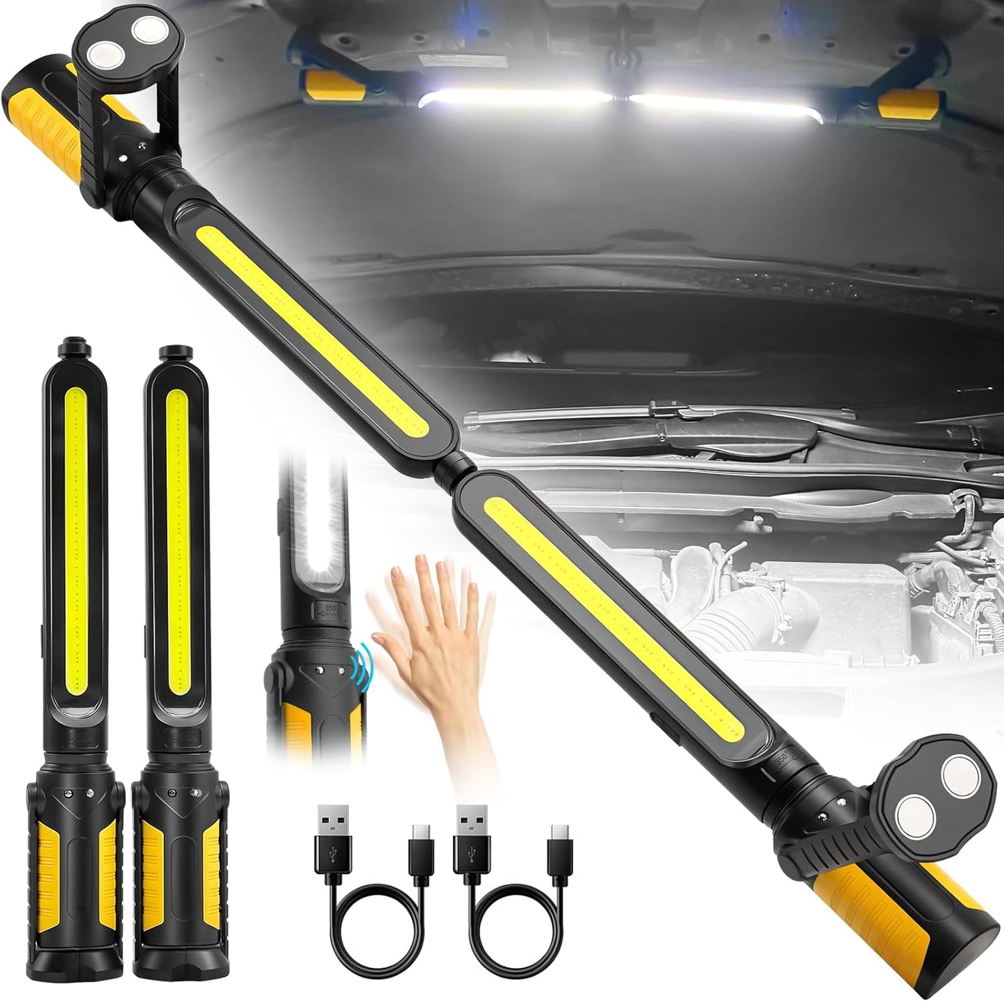 SYLSTAR Mechanic Work Light Bar - 2400LM LED for Repairs