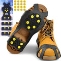 Sfee Ice Cleats for Boots Shoes - Anti-Slip Traction for Ice
