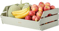Wood Potato Onion Storage Bins - Stackable Wooden Produce Basket