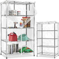 Waterproof Shelf Cover for Wire Racks 60in x 24in x 72in - Clear