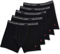 Classic Fit Cotton Boxer Briefs 5 Pack for Men - Soft Stretch