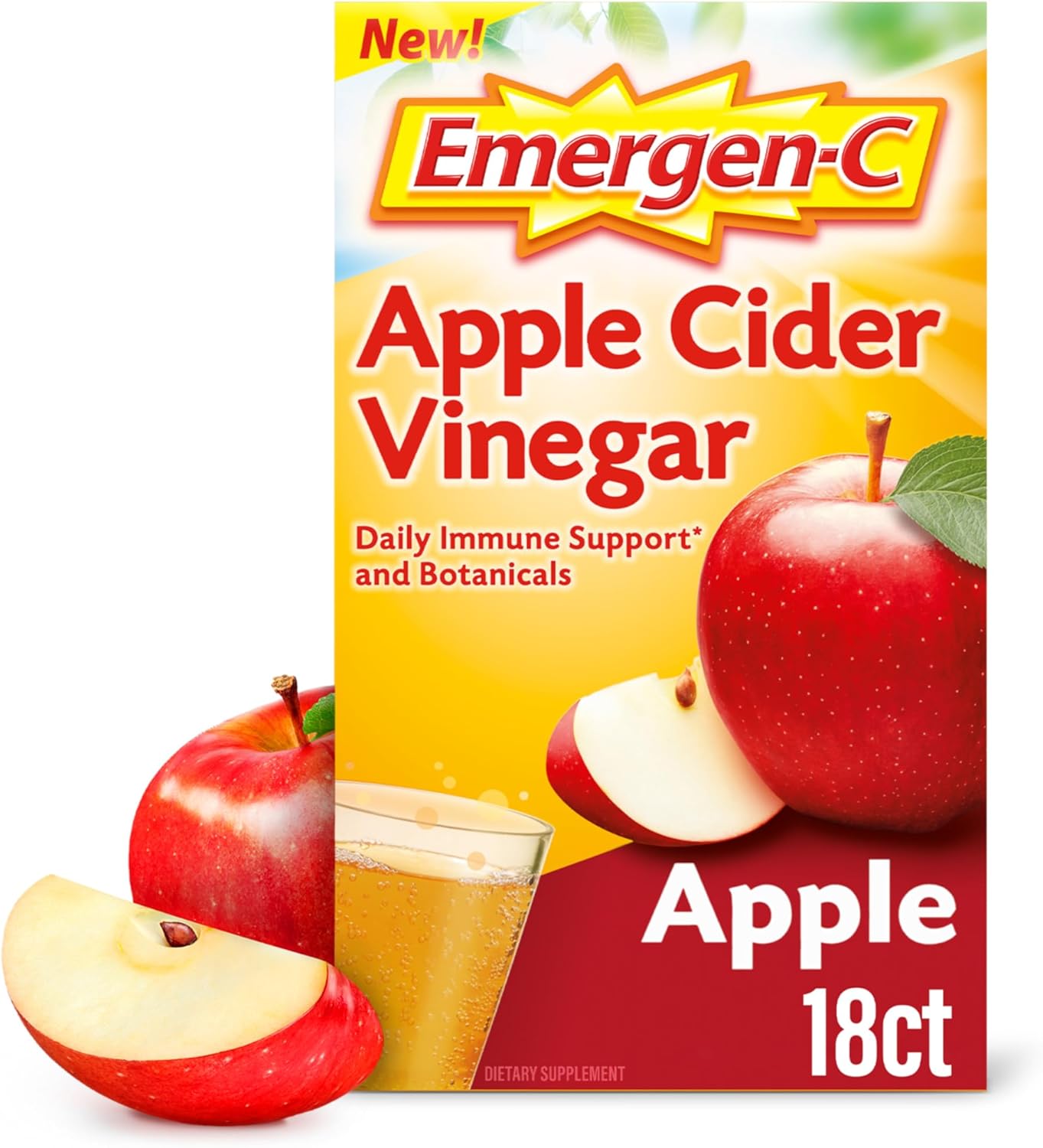 Immune-Boosting Apple Cider Fizzy Pack - 18 ct