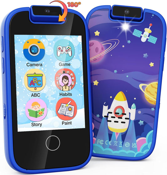 Interactive Kids Fake Smartphone with Rotatable Camera