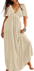 Stylish Women's Summer V-Neck Maxi Dress for Any Occasion