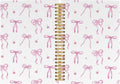 Couette Pink Bow Journal Notebook - Preppy Spiral Hardcover