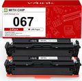 v4ink 067 Black Toner Cartridge Compatible Replacement 2-Pack - High