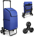 Stair Climbing Cart 2 in 1 Grocery Cart - Smooth Stair Transport